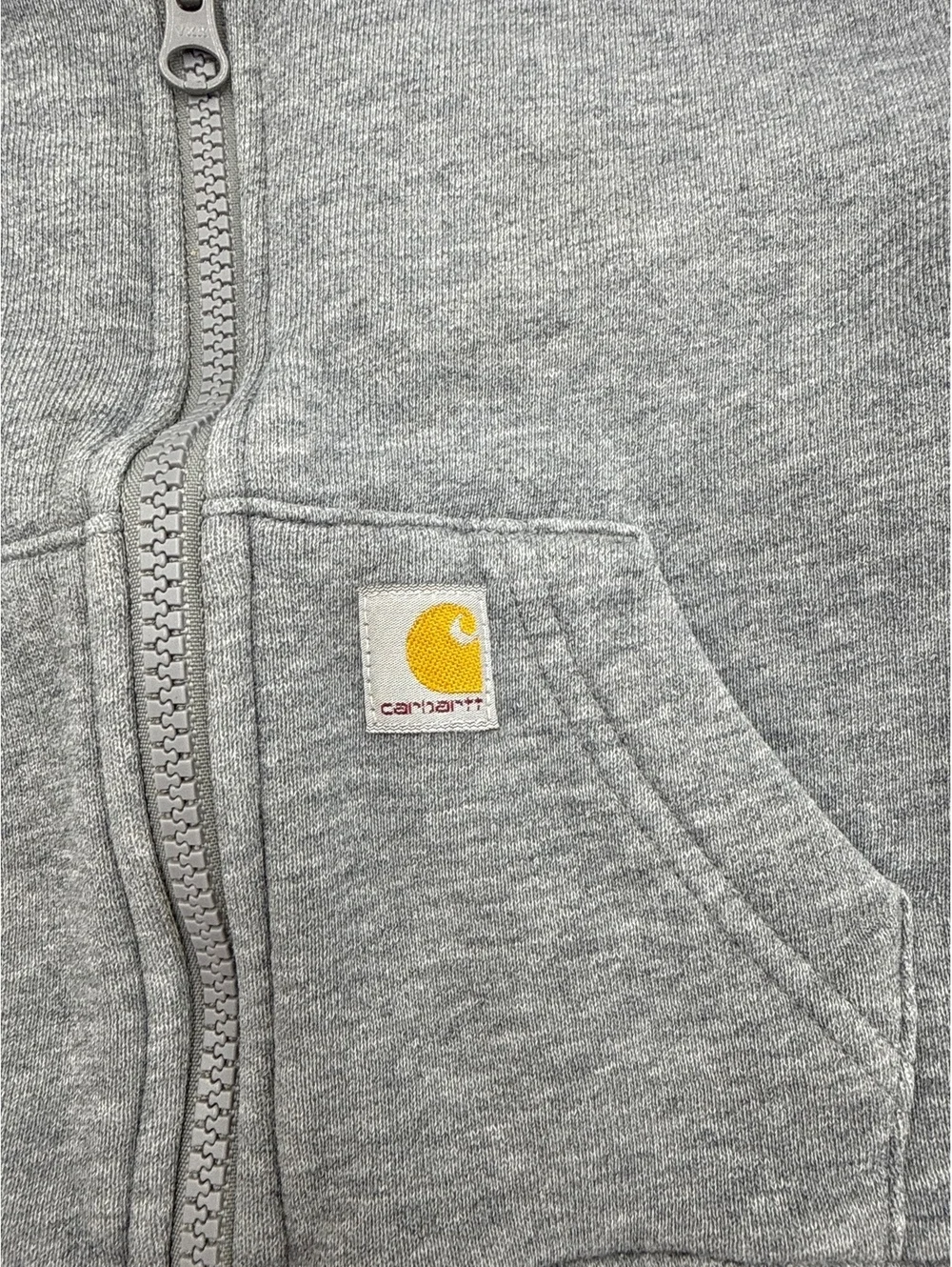 Carhartt Toddler 3T Gray Fleece-Lined Hoodie Sweatshirt